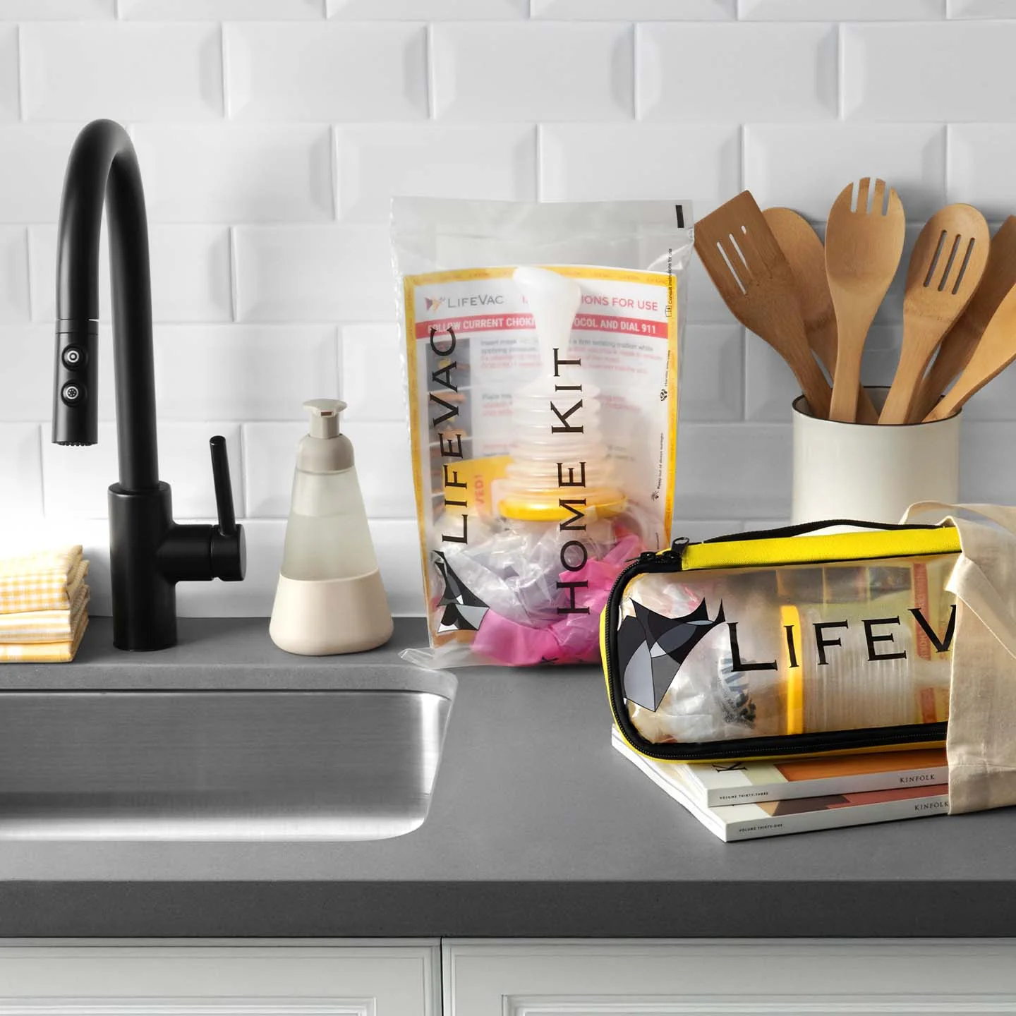 LifeVac home and travel kit bundle, lifestyle shot