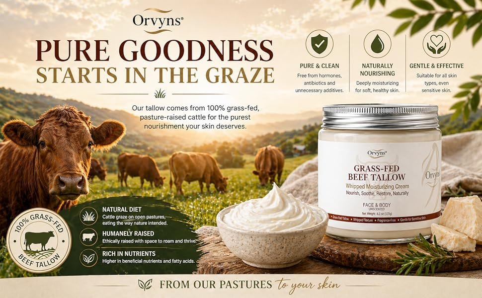 Grass-fed cattle and product